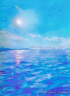 Морской пейзаж. Акварель 40*50
