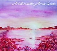 "Берега мечты" Акварель 20*30