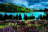 "Посреди лета" Акварель 60*70