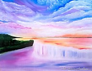 "Водопад" Масло/холст 50*40 В НАЛИЧИИ