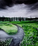 "Небо перед грозой" Масло/холст 60/70 В НАЛИЧИИ